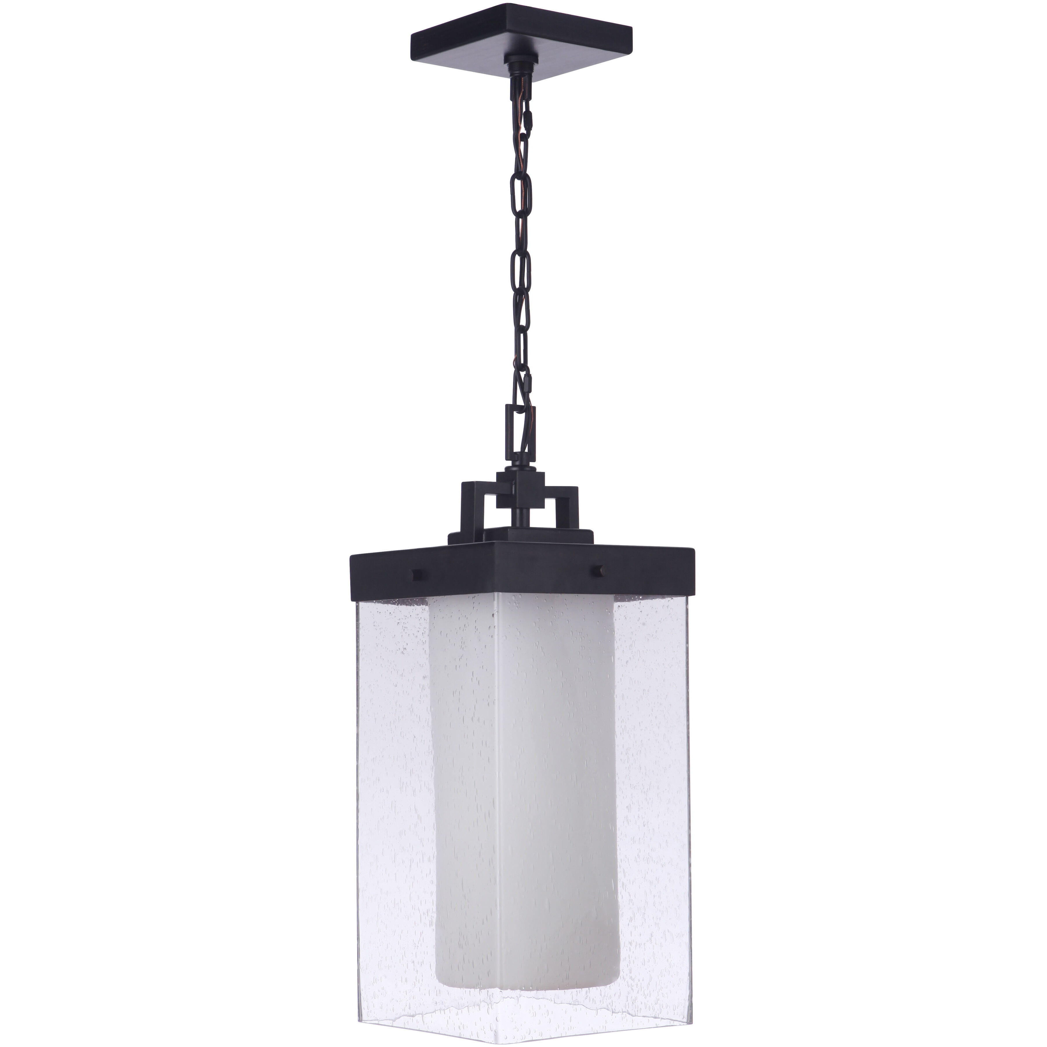 Hayner 1 Light 8.86 inch Midnight Outdoor Pendant