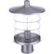 Canon 1 Light 14.13 inch Satin Aluminum Outdoor Post Mount