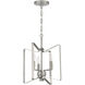 Shayna 3 Light 13 inch Brushed Polished Nickel Convertible Semi Flush Ceiling Light