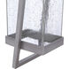 Bryce LED 17 inch Brushed Titanium Outdoor Wall Lantern