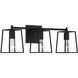 Dunn 3 Light 23 inch Flat Black Vanity Light Wall Light
