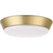 Venn LED Satin Brass Fan Light Kit