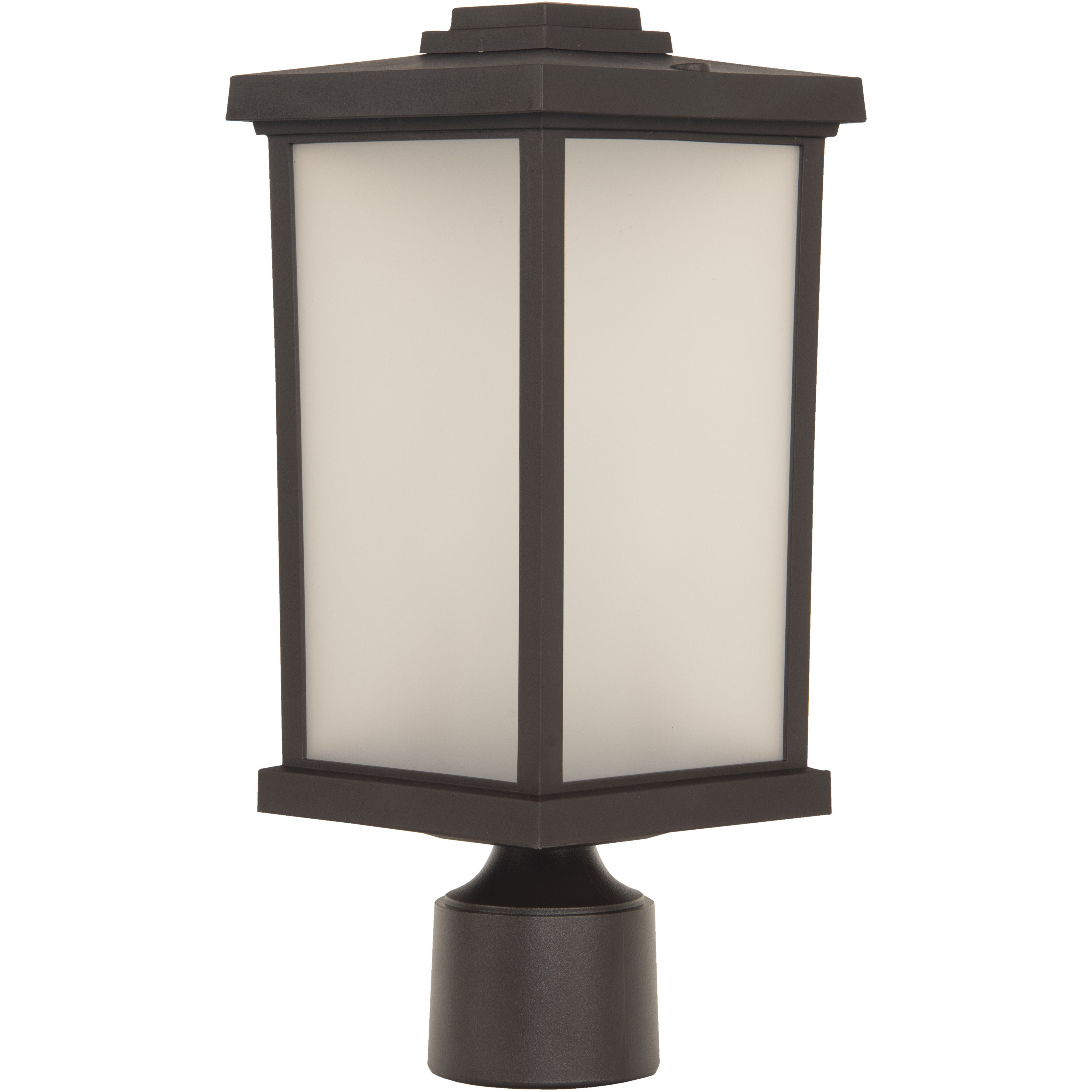 Resilience Lanterns 1 Light 15 inch Bronze Outdoor Post Mount