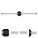 Contrast LED 34 inch Flat Black Vanity Light Wall Light