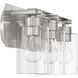 Hendrix 3 Light 20.5 inch Brushed Polished Nickel Vanity Light Wall Light