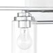 Clark 4 Light 35 inch Chrome Vanity Light Wall Light