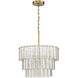 Museo 12 Light 29.5 inch Satin Brass Pendant Ceiling Light