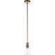 Romero 1 Light 5 inch Satin Brass Mini Pendant Ceiling Light
