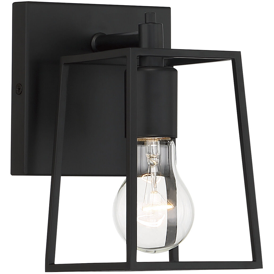 Dunn 1 Light 5 inch Flat Black Wall Sconce Wall Light