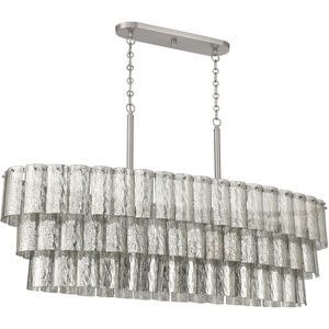 Museo 7 Light 48 inch Brushed Polished Nickel Island Ceiling Light