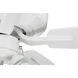 Pro Plus 104 52 inch White with White/Washed Oak Blades Contractor Ceiling Fan