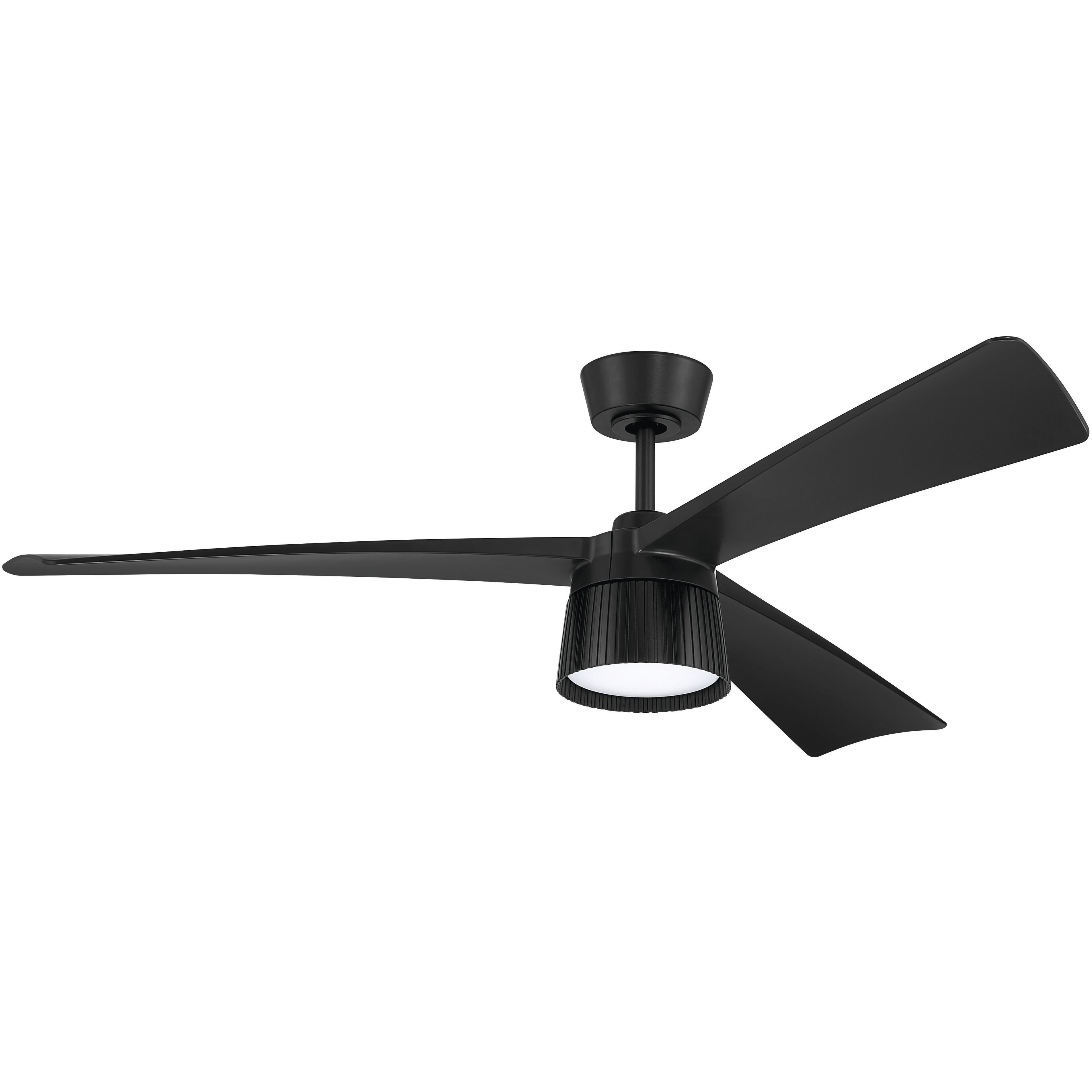 Canto 52 inch Flat Black Indoor/Outdoor Ceiling Fan