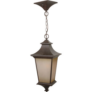 Argent 1 Light 10 inch Aged Bronze Textured Outdoor Pendant, Large