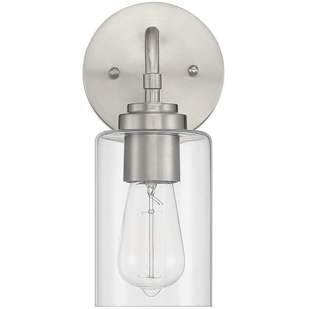 Stowe 1 Light 5 inch Brushed Polished Nickel Wall Sconce Wall Light