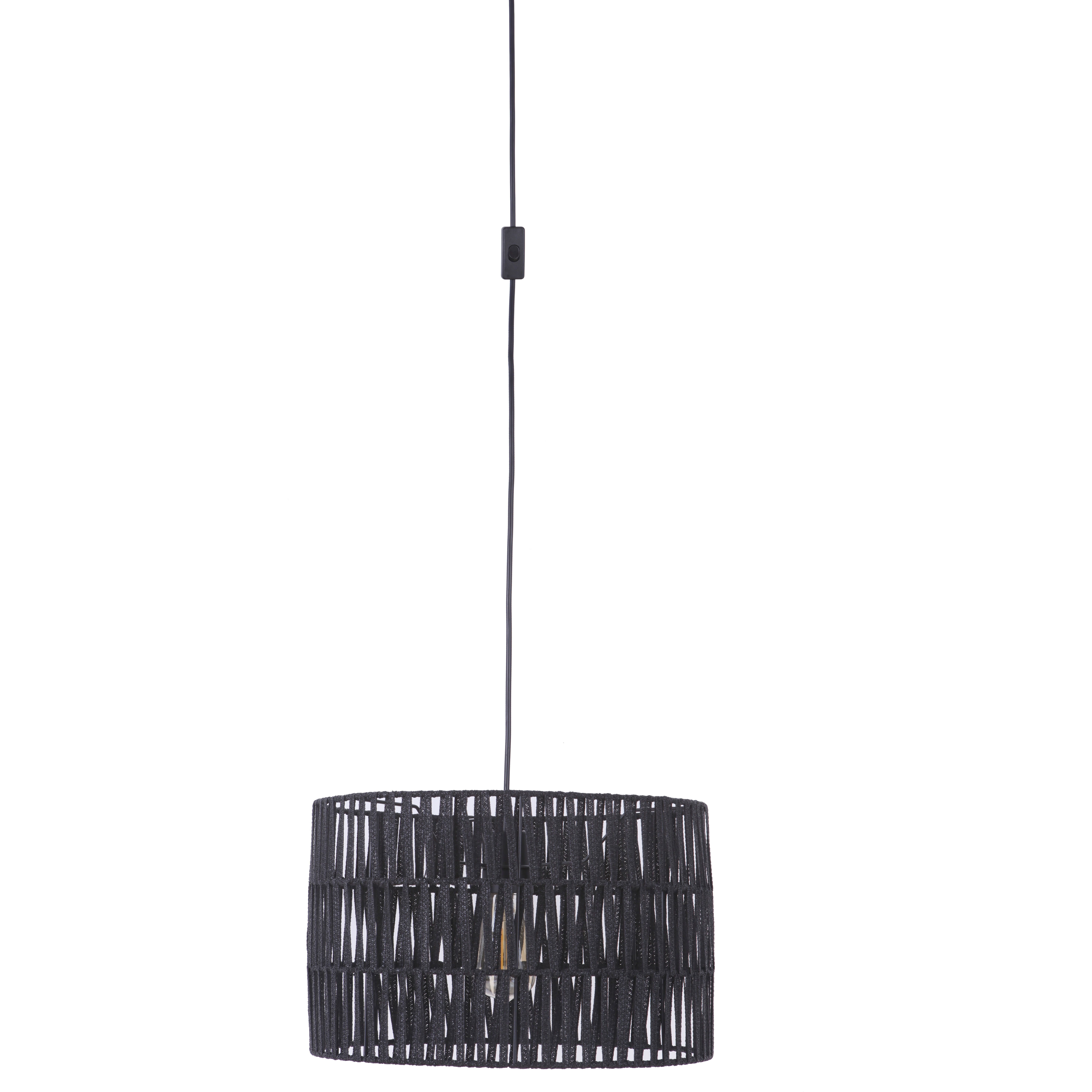 Black swag outlet light