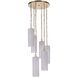 Myos 6 Light 15 inch Sunset Gold Pendant Ceiling Light