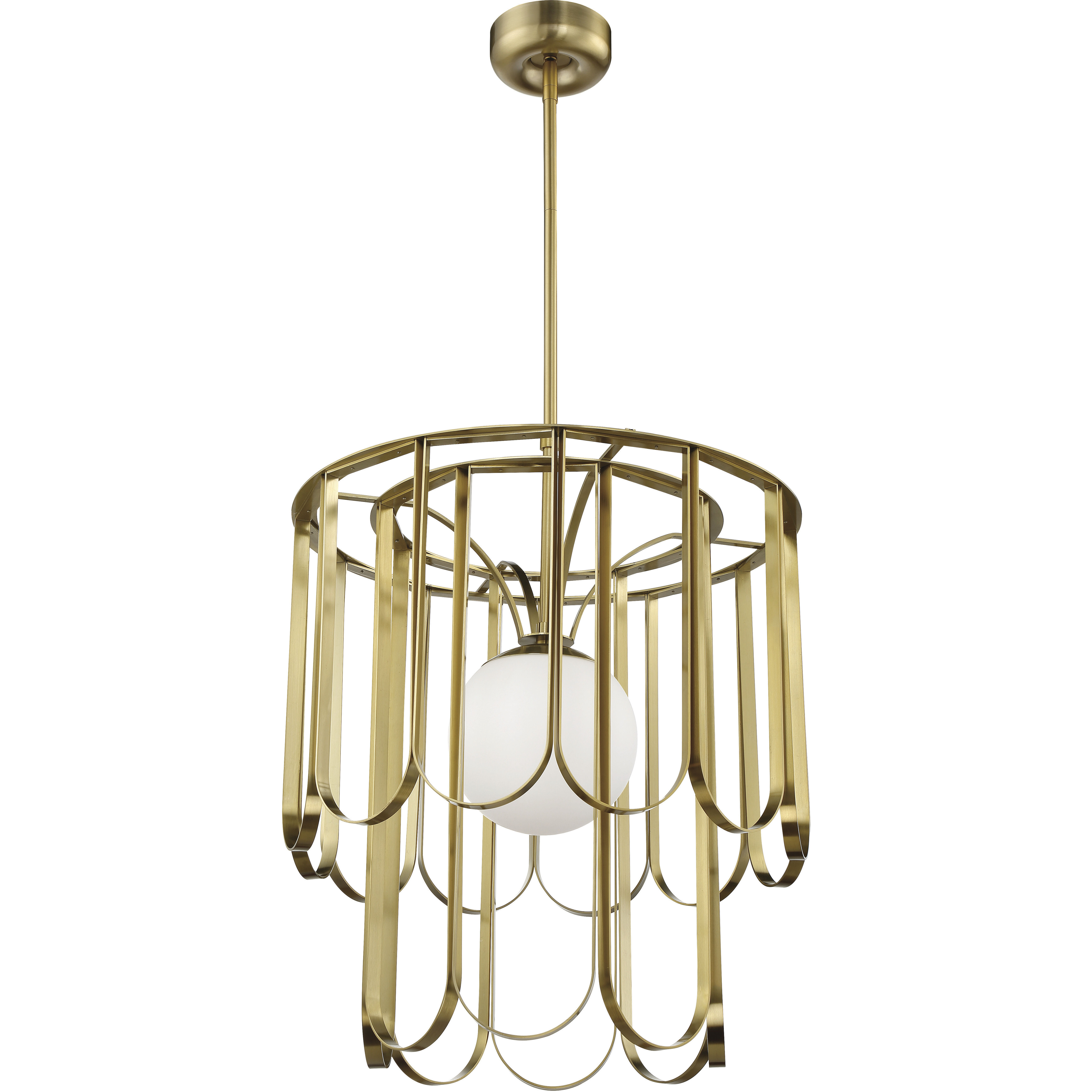 Craftmade 54991-SB Melody 1 Light 25 inch Satin Brass