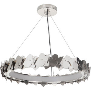 Gallery Bangle LED 31 inch Polished Nickel Pendant Ceiling Light, Gallery Collection