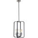 Neighborhood Randolph 4 Light 14 inch Flat Black/Brushed Polished Nickel Foyer Light Ceiling Light, Neighborhood Collection