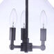 Chardonnay 3 Light 13.25 inch Flat Black Pendant Ceiling Light