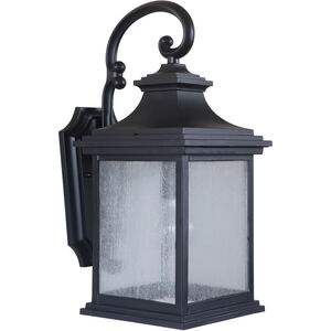 Gentry 1 Light 20 inch Midnight Outdoor Wall Mount, Medium
