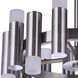 Simple Lux LED 15.94 inch Brushed Polished Nickel Chandelier Ceiling Light