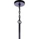 Mesh 9 Light 36 inch Flat Black Pendant Ceiling Light