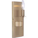 Larrson 1 Light 4.5 inch Satin Brass ADA Wall Sconce Wall Light