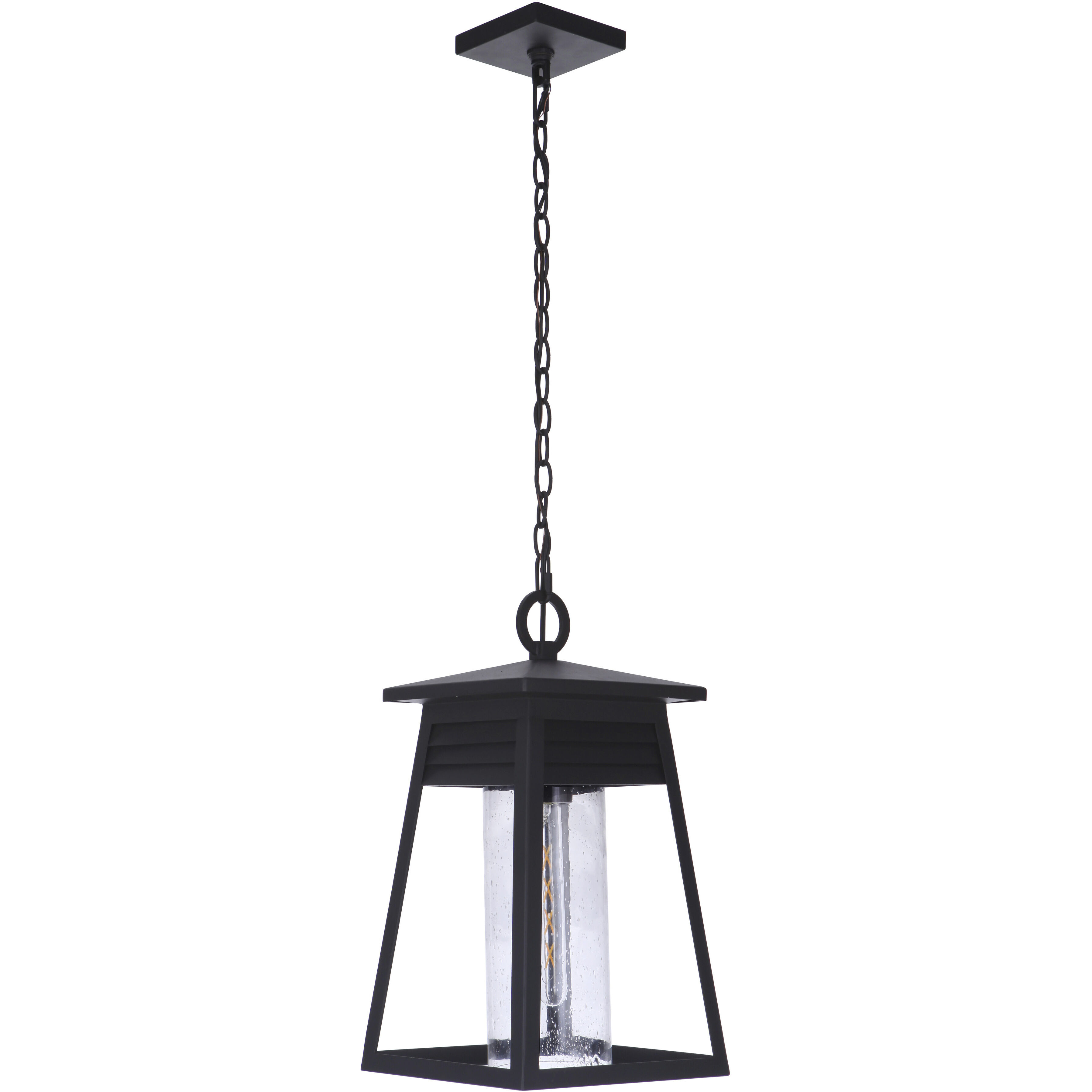 Becca 1 Light 18 inch Textured Black Outdoor Wall Mount