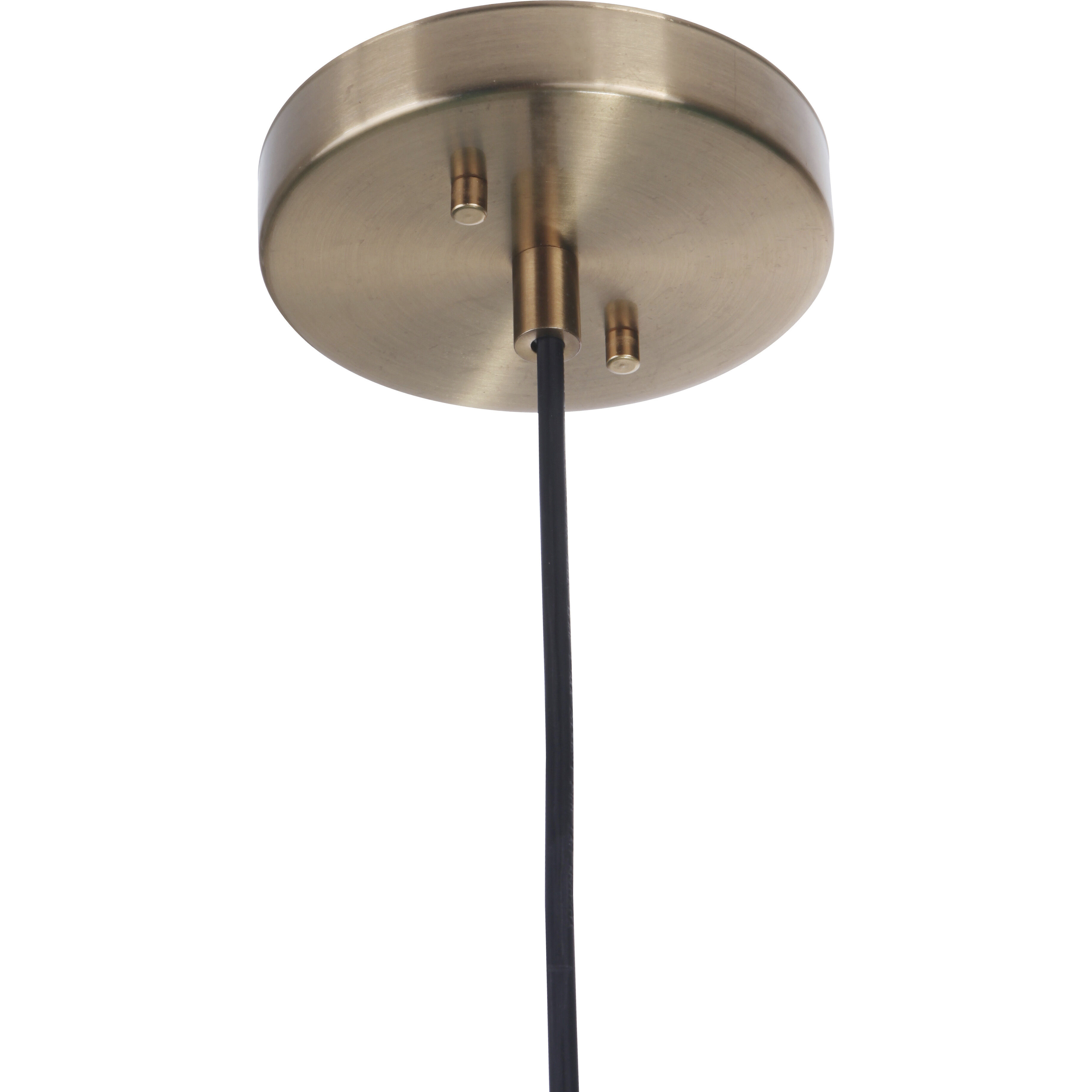 Centric LED 10 inch Satin Brass Pendant Ceiling Light