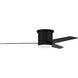 Cole 52 inch Flat Black with Brushed Flat Black/Greywood Blades Ceiling Fan