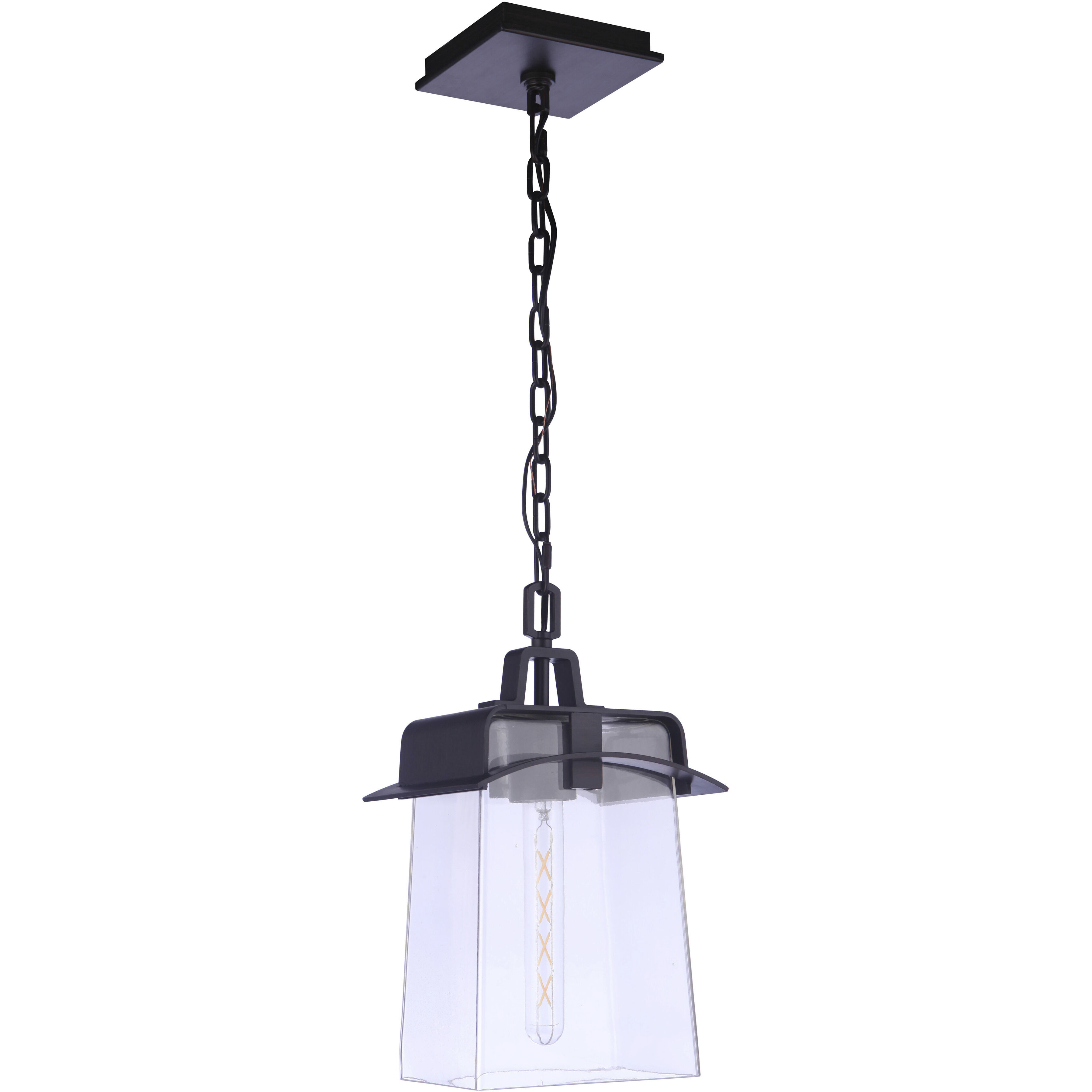 Smithy LED 9 inch Aged Bronze Brushed Outdoor Pendant