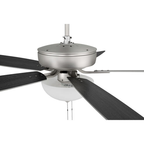 Pro Plus 211 52 inch Brushed Satin Nickel with Brushed Nickel/Greywood Blades Contractor Ceiling Fan
