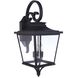 Tillman 3 Light 30.5 inch Dark Bronze Gilded Outdoor Wall Lantern