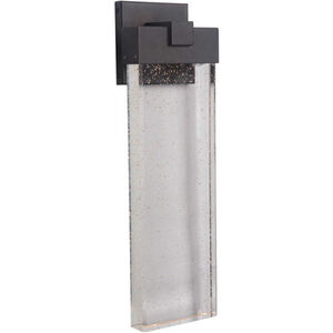 Aria LED 23 inch Textured Black Outdoor Wall Mount in Textured Matte Black, Large