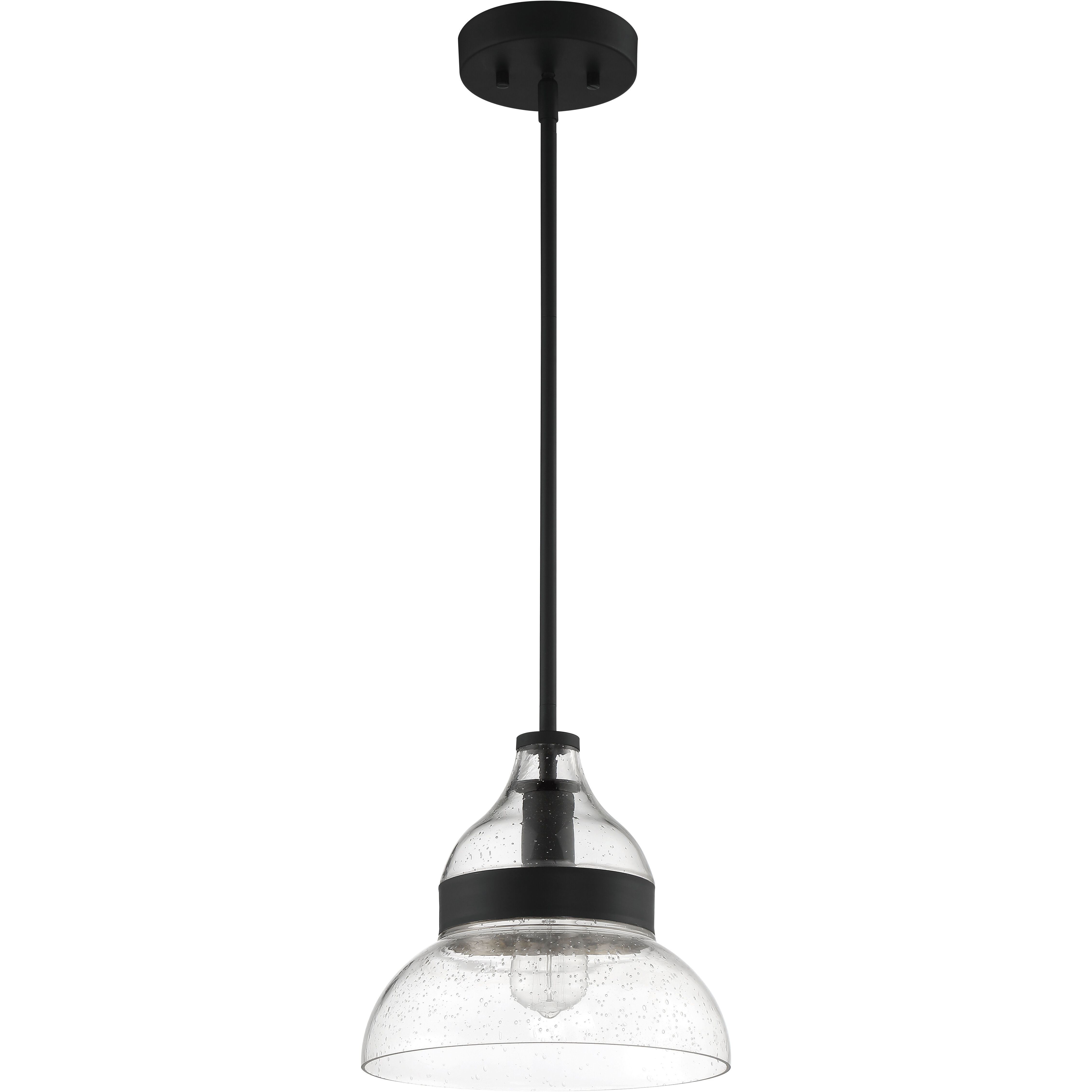 Smyth 1 Light 11 inch Flat Black Mini Pendant Ceiling Light