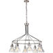 Gallery State House 8 Light 37 inch Polished Nickel Chandelier Ceiling Light
