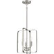 Stowe 3 Light 12 inch Brushed Polished Nickel Foyer Light Ceiling Light