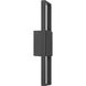 Contact LED 21 inch Textured Black Outdoor Wall Lantern
