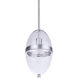 Sivo 1 Light 6.75 inch Satin Aluminum Outdoor Pendant