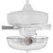 Super Pro 101 60 inch White with White/Washed Oak Blades Contractor Ceiling Fan