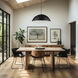 Sculptural Statement LED 34.75 inch Flat Black Pendant Ceiling Light