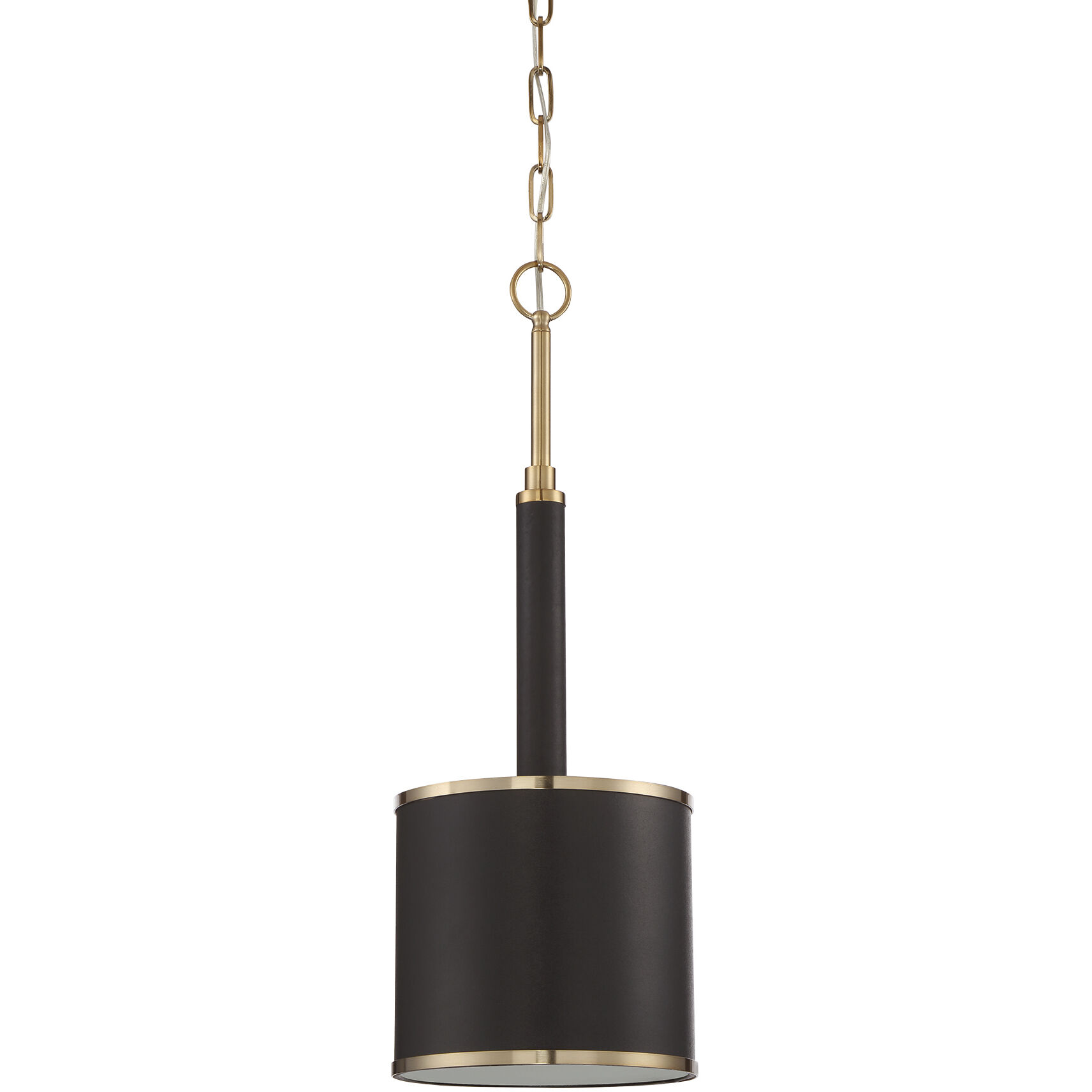 Quinn 1 Light 9.13 inch Satin Brass Mini Pendant Ceiling Light