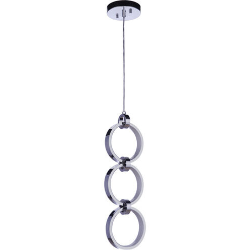 Context LED 5.13 inch Chrome Pendant Ceiling Light