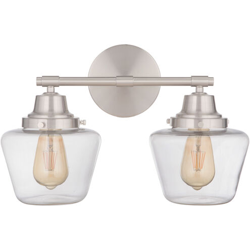 Neighborhood Essex 2 Light 18 inch Brushed Polished Nickel Vanity Light Wall Light, Neighborhood Collection
