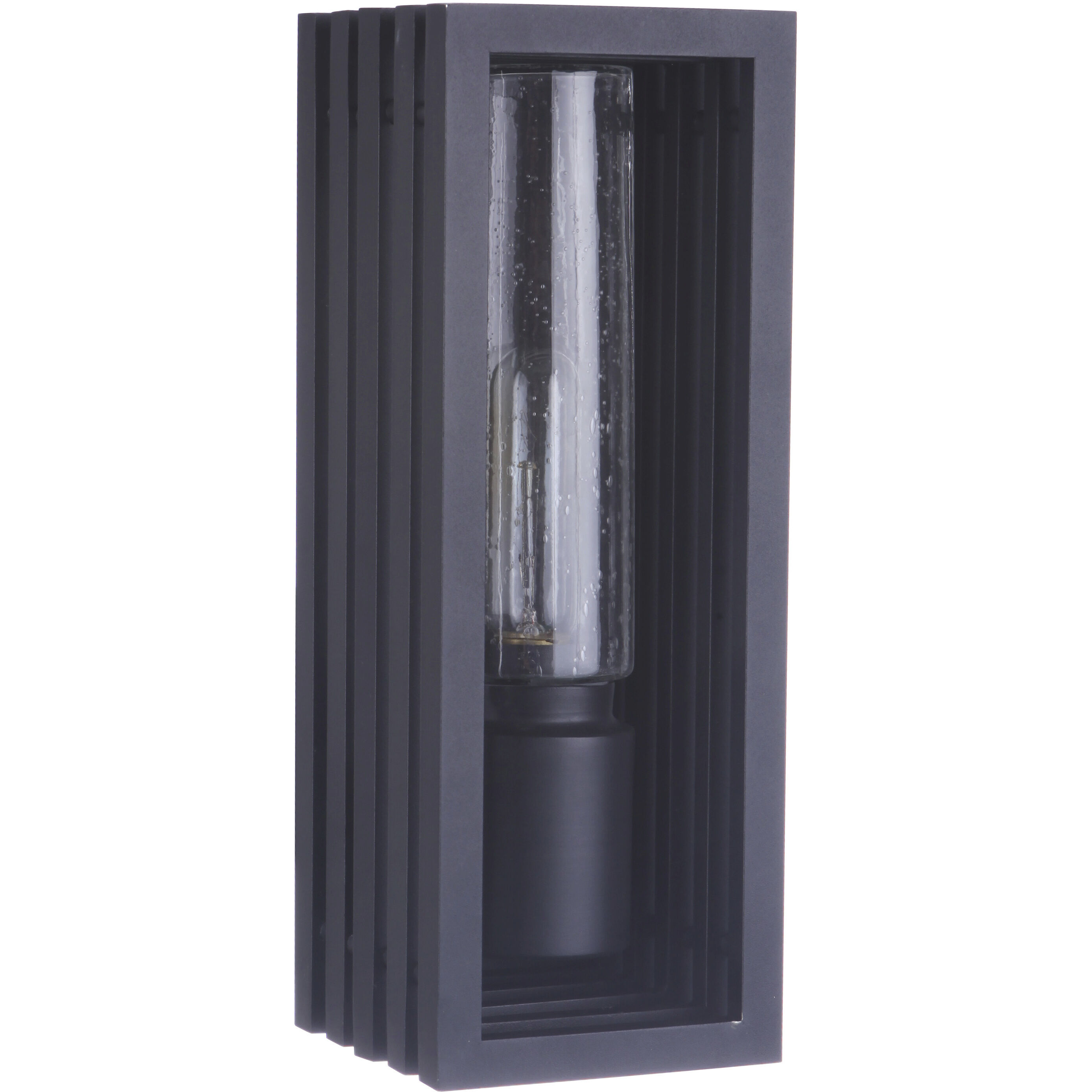 Carmel 1 Light 14 inch Textured Black Outdoor Wall Mount