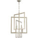 Portrait 6 Light 19 inch Gold Twilight Foyer Light Ceiling Light