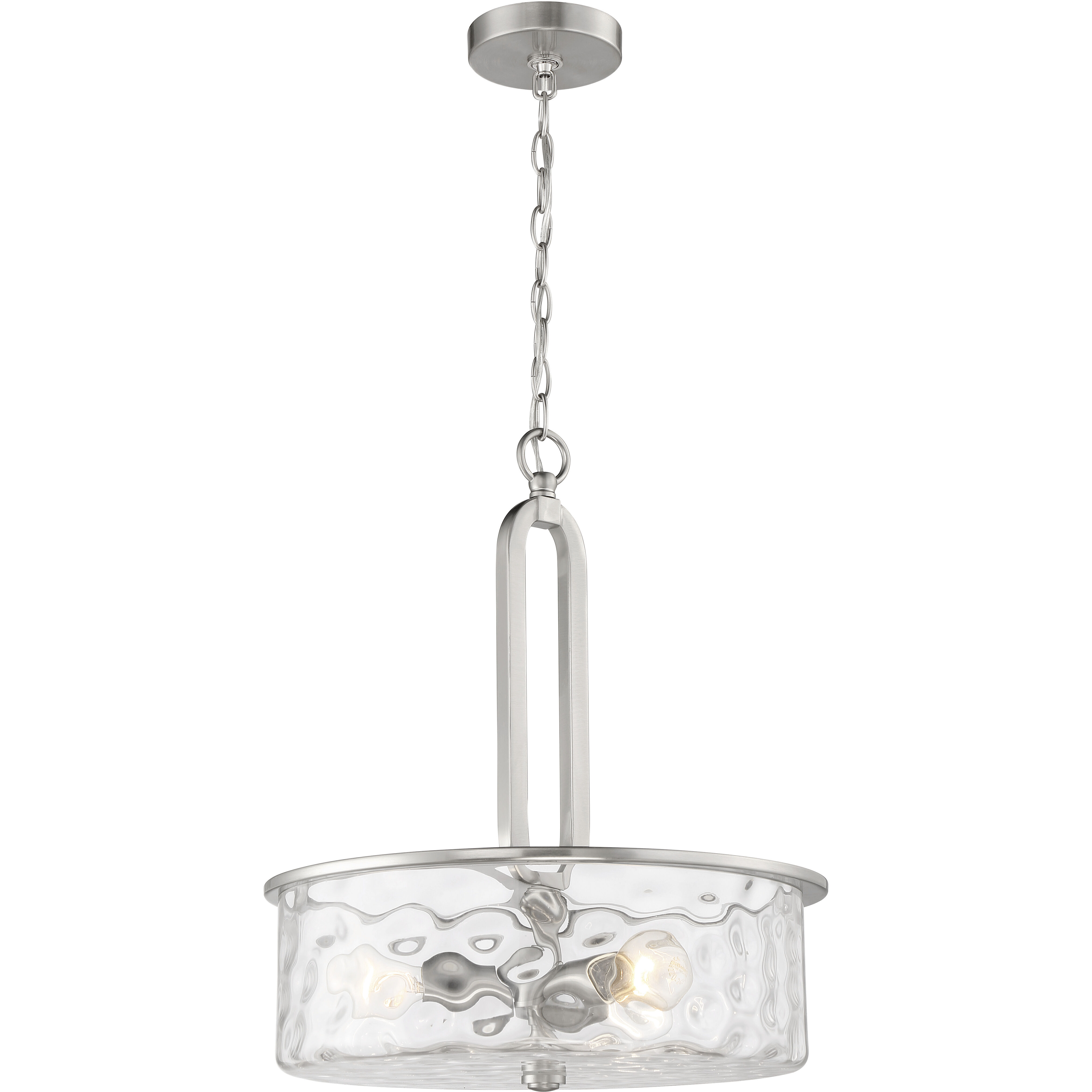 Collins 3 Light 18 inch Brushed Polished Nickel Pendant Ceiling Light