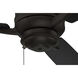 Moto 52 inch Flat Black with Flat Black/Greywood Blades Ceiling Fan