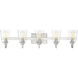 Neighborhood Grace 5 Light 37 inch Brushed Polished Nickel Vanity Light Wall Light, Neighborhood Collection